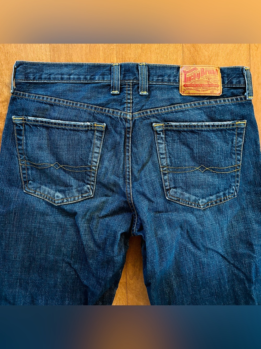 Vintage Lucky Brand 361 Made in USA Jeans 33x32 Fits 36x32